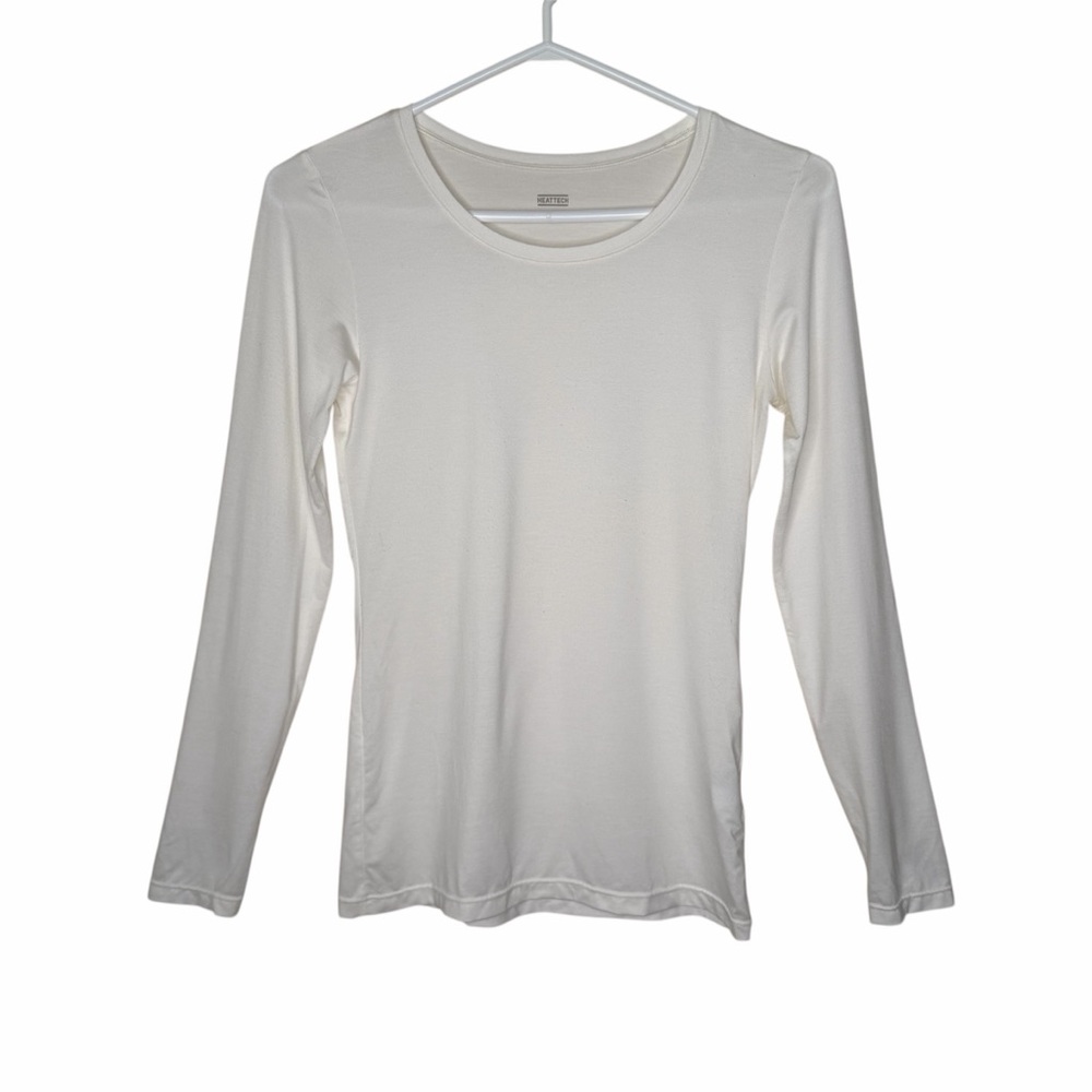 Uniqlo Women's White Long Sleeve Top Size Small